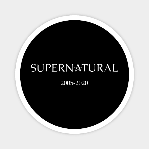 Supernatural 2005-2020 Magnet by AquaMockingbird